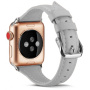 Stijlvolle kunstlederen band voor Apple Watch 42mm / 41mm / 40mm / 38mm - bruin