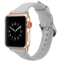 Stijlvolle kunstlederen band voor Apple Watch 42mm / 41mm / 40mm / 38mm - bruin