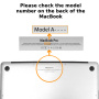 Beschermende folie met zwart frame voor MacBook Pro 13" (A1278)