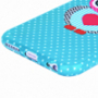 Rubberdeksel voor Apple iPhone 6 / 6S - uil met hart