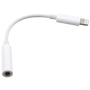 Reductie blikseminslag tot 3,5mm-stekker voor iPhone - wit