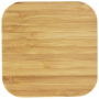 Luxe Qi draadloze lader gemaakt van bamboehout voor iPhone / 8/8 Plus - kwadraat