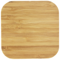 Luxe Qi draadloze lader gemaakt van bamboehout voor iPhone / 8/8 Plus - kwadraat