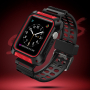 Totudesign koffer met riem voor Apple horloge 4 - 44mm - rood