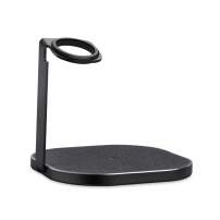 Docking- en draadloos oplaadstation voor iPhone / Apple Watch - zwart
