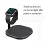 Docking- en draadloos oplaadstation voor iPhone / Apple Watch - zwart