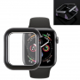 Beschermende metalen behuizing met magneten voor Apple Watch 44mm - zwart