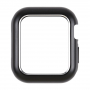 Beschermende metalen behuizing met magneten voor Apple Watch 44mm - zwart