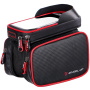 WHEEL UP-tas voor fietsframe met vak voor iPhone - rood