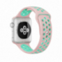 Siliconen band voor Apple Watch Ultra 49mm / 46mm / 45mm / 44mm / 42mm - roze-turkoois