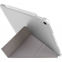 UNIQ Yorker Kanvas Plus-hoes met origami-standaard voor iPad Air 4 (2020) / Air 5 (2022) / Pro 11" (2018) - grijs