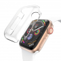 Harde plastic behuizing met schermbescherming voor Apple Watch 40mm - transparant