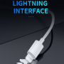 Joyroom JR-EP2 Bluetooth-headset met bliksemaansluiting - wit