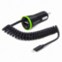 HAWEEL auto-oplader (2.1A) bliksem / 8-polige aansluiting - 1.2m zwart