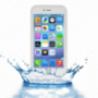 Waterdichte hoes met diamantpatroon voor Apple-iPhone 8 Plus / 7 Plus - doorzichtig