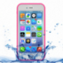 Waterdichte hoes met diamantpatroon voor Apple iPhone 8/7 - rozig