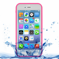 Waterdichte hoes met diamantpatroon voor Apple iPhone 8/7 - rozig