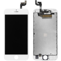 Premium LCD-display met aanraakscherm en frame voor Apple iPhone 6S - wit