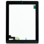 Vooraanraakscherm Apple iPad 2 met Home Button en lijm - TOP kwaliteit - zwart