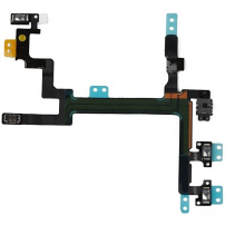 Flex-kabel met microschakelaars POWER, VOLUME, MUTE-schakelaar, cameraflitser en bovenmicrofoon voor Apple iPhone SE (2016) - kwaliteit A