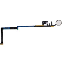 Vervangingsknop voor thuis met flexibele kabel voor Apple iPad 9,7" 2018 - zilver