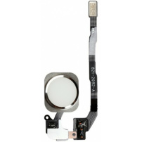 Vervangingsknop voor thuis met flexibele kabel voor Apple iPhone 5S - zilver