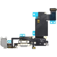 Voedings- en dataconnector met stekkeraansluiting en flex-kabel voor Apple iPhone 6S Plus - Ruimte Grijs