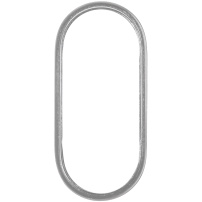 Stalen cirkelvormig frame van het achterste cameracircuit voor Apple iPhone X - wit