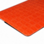Beschermhoes / hoes met lederen oppervlak met roosterpatroon voor MacBook Air 13" (A1369 / A1466) - oranje