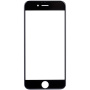 Front touch glas, inclusief OCA-lijm, cameraframes aan de voorzijde, proximiteitssensor en handsetrooster, voor iPhone 6S - zwart