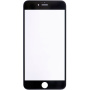 Front touch glas, inclusief OCA-lijm, cameraframes aan de voorzijde, proximiteitssensor en handsetrooster, voor iPhone 6S Plus - zwart