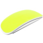 Zachte siliconen hoes voor Apple Magic Mouse - neon geel