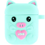 Siliconen hoesje voor AirPods 1 / 2 - spaarvarken