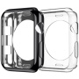 Dux Ducis beschermhoes van zacht plastic voor Apple Watch 38mm - zwart
