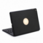 Witspad aluminium deksel met kleur Backlit Bluetooth toetsenbord met achtergrondverlichting voor iPad 9,7" (2017/2018) / Pro 9,7" / Air 1 / 2 - zwart