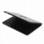 Witspad aluminium deksel met kleur Backlit Bluetooth toetsenbord met achtergrondverlichting voor iPad 9,7" (2017/2018) / Pro 9,7" / Air 1 / 2 - zwart