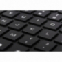 Witspad aluminium deksel met kleur Backlit Bluetooth toetsenbord met achtergrondverlichting voor iPad 9,7" (2017/2018) / Pro 9,7" / Air 1 / 2 - zwart