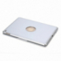 Witspad aluminium deksel met kleur Backlit Bluetooth toetsenbord met achtergrondverlichting voor iPad 9,7" (2017/2018) / Pro 9,7" / Air 1 / 2 - zilver