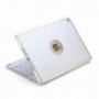 Witspad aluminium deksel met kleur Backlit Bluetooth toetsenbord met achtergrondverlichting voor iPad 9,7" (2017/2018) / Pro 9,7" / Air 1 / 2 - zilver