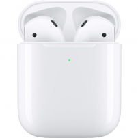 Origineel draadloze hoofdtelefoon met draadloze zakje Apple AirPods (2019) - wit