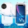 Haweel waterdichte Haweel koffer tot 40m voor iPhone XR - wit