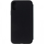 Maserati Granlusso Flip Case voor iPhone X / XS - zwart