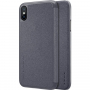 Nillkin Sparkle Folio koffer voor Apple iPhone X / XS - zwart