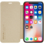 Nillkin Sparkle Folio koffer voor Apple iPhone X / XS - goud