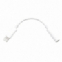 Reductie blikseminslag tot 3,5mm-stekker voor iPhone - wit