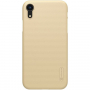 Nillkin Super matte cover voor iPhone XR - goud
