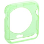 HAWEEL dunne transparante koffer / deksel voor Apple horloge 42mm - groen