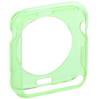 HAWEEL dunne transparante koffer / deksel voor Apple horloge 42mm - groen