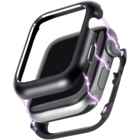 Magnetische metalen behuizing voor Apple Watch 40mm - zwart
