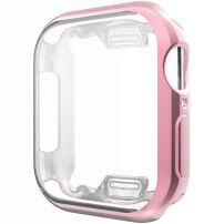 Koffer met displaybeveiliging voor Apple Watch 40mm - roze-goud